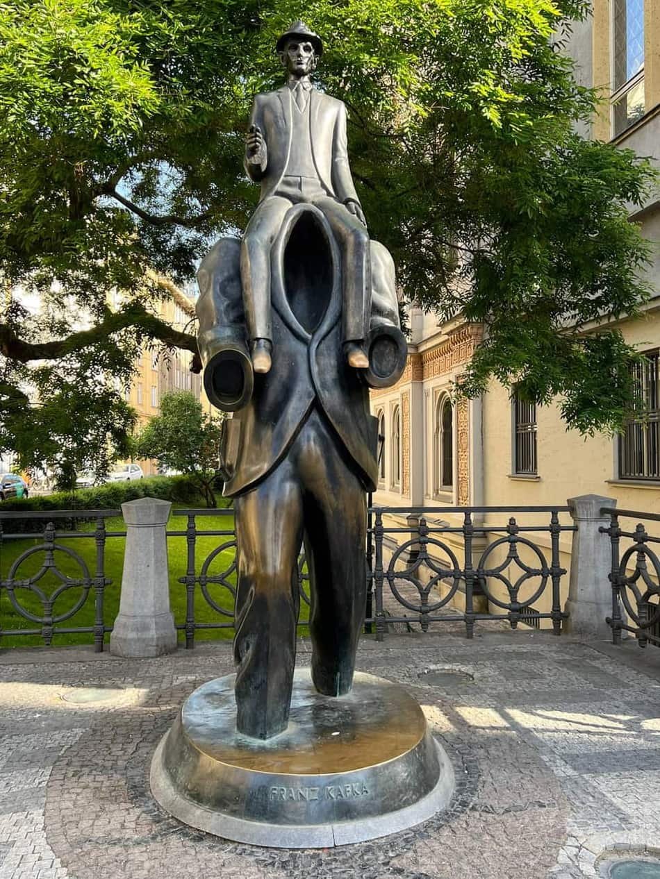 Statue of Franz Kafka