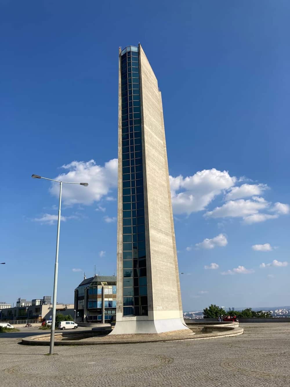Ventilation tower Strahov tunnel
