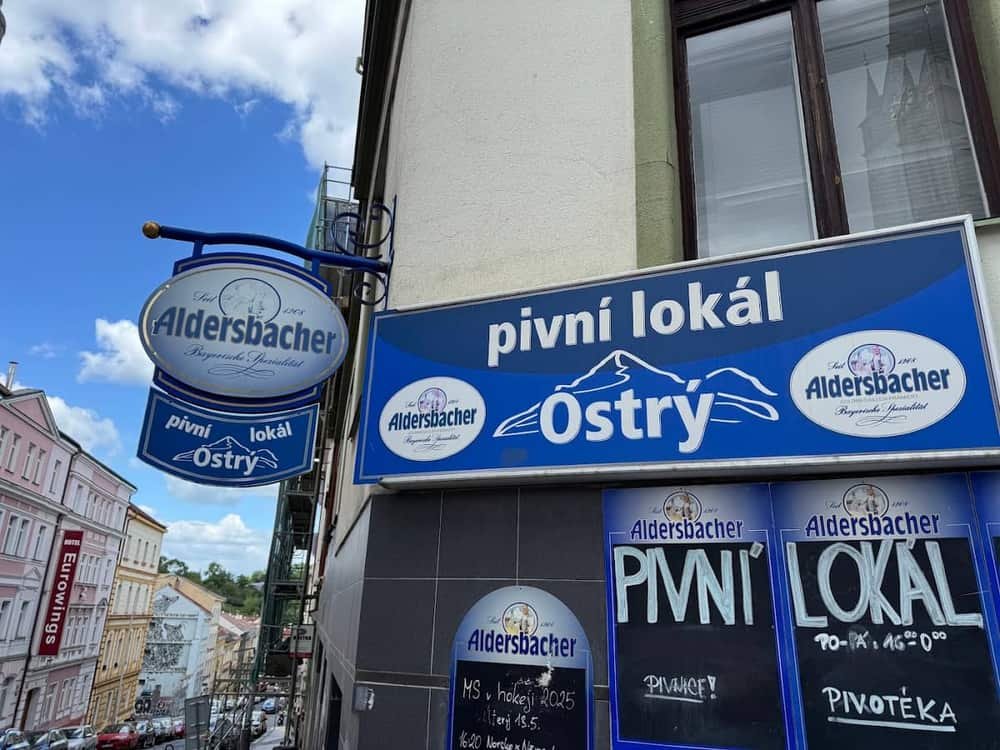 Pivní lokál Ostrý